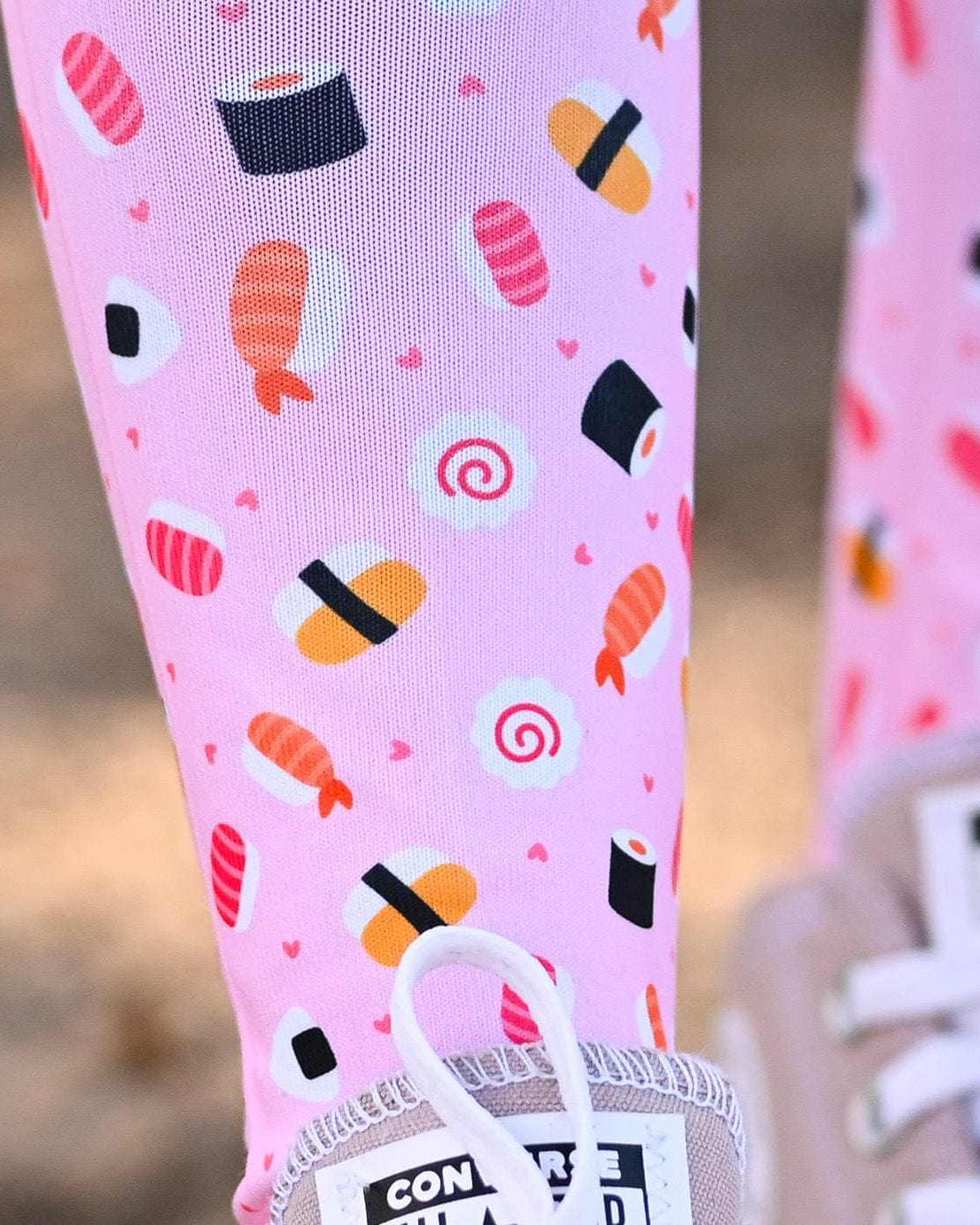 dreamers & schemers Pair & A Spare Sushi-O-Clock Pair & a Spare Socks equestrian boot socks boot socks thin socks riding socks pattern socks tall socks funny socks knee high socks horse socks horse show socks