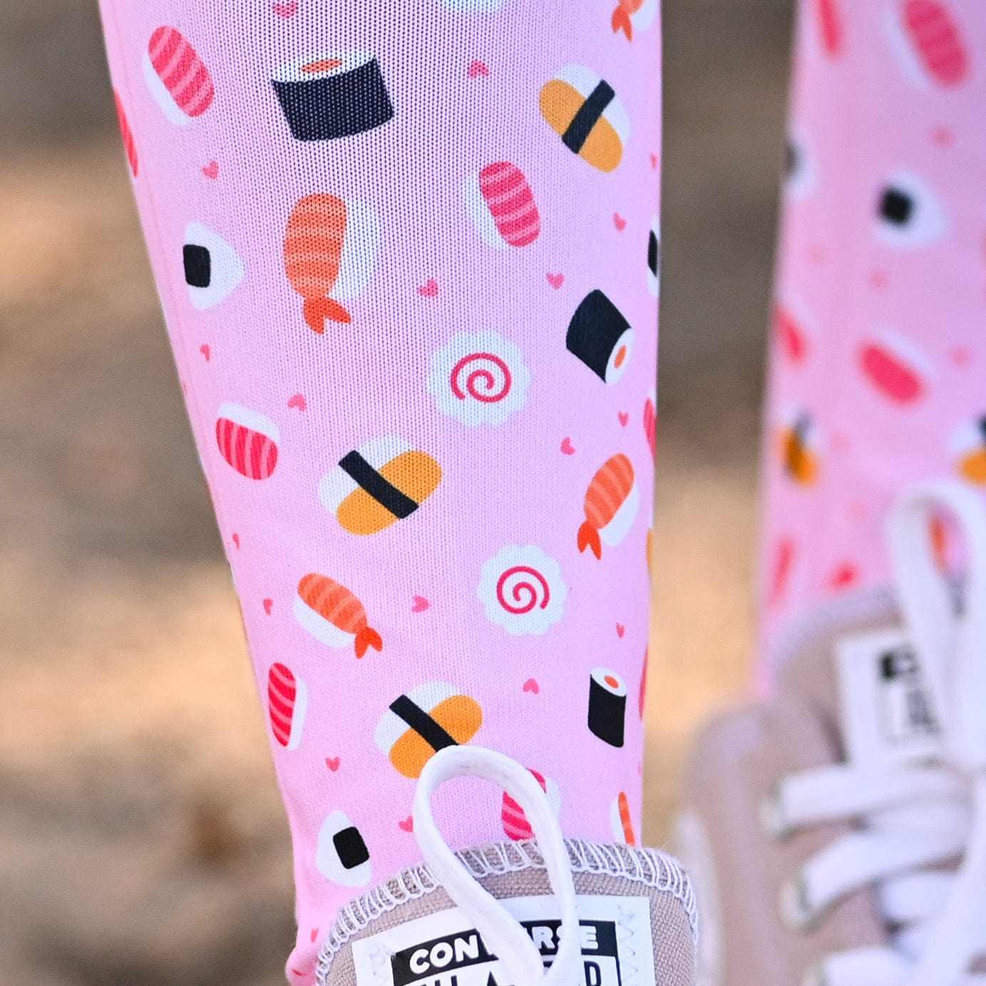 dreamers & schemers Pair & A Spare Sushi-O-Clock Pair & a Spare Socks equestrian boot socks boot socks thin socks riding socks pattern socks tall socks funny socks knee high socks horse socks horse show socks