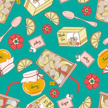 Dreamers & Schemers Sweet Tea Saddle Pad – patterned saddle pad, equestrian gift, horseback riding gear from Dreamers & Schemers Saddle Pads