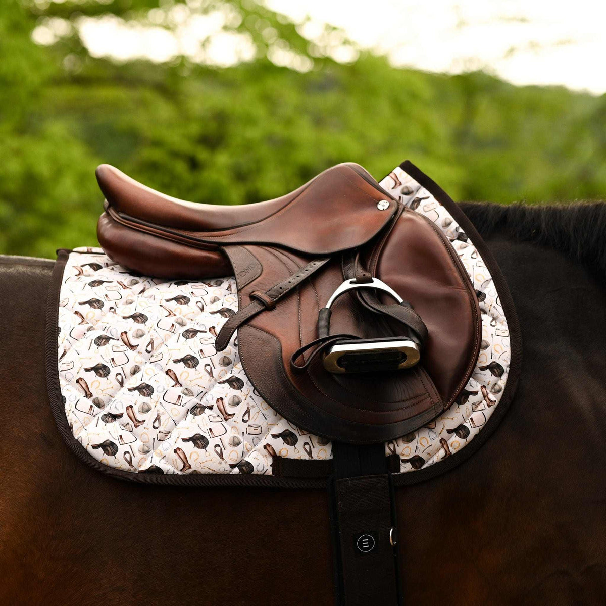 The Hunt DERP all-purpose saddle pad, additional view, by Dreamers & Schemers