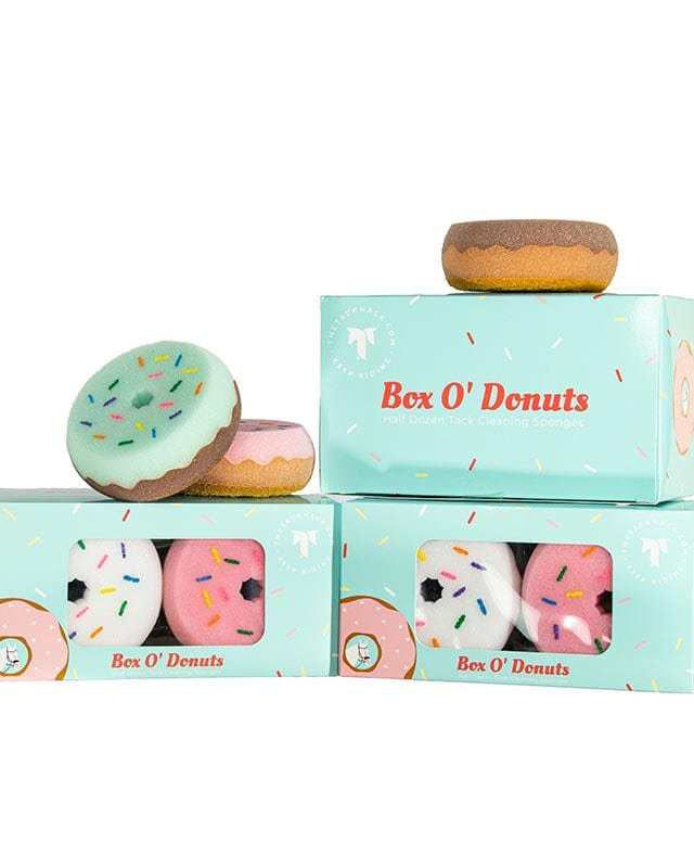 The TackHack Stable Accessories The TackHack Half Dozen TackHack Donut Tack Sponges equestrian boot socks boot socks thin socks riding socks pattern socks tall socks funny socks knee high socks horse socks horse show socks