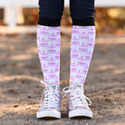 dreamers & schemers Pair & A Spare Warm Up Ring Pair & a Spare Socks equestrian boot socks boot socks thin socks riding socks pattern socks tall socks funny socks knee high socks horse socks horse show socks