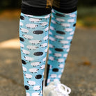dreamers & schemers Pair & A Spare Who's a Black Sheep Pair & A Spare Socks equestrian boot socks boot socks thin socks riding socks pattern socks tall socks funny socks knee high socks horse socks horse show socks