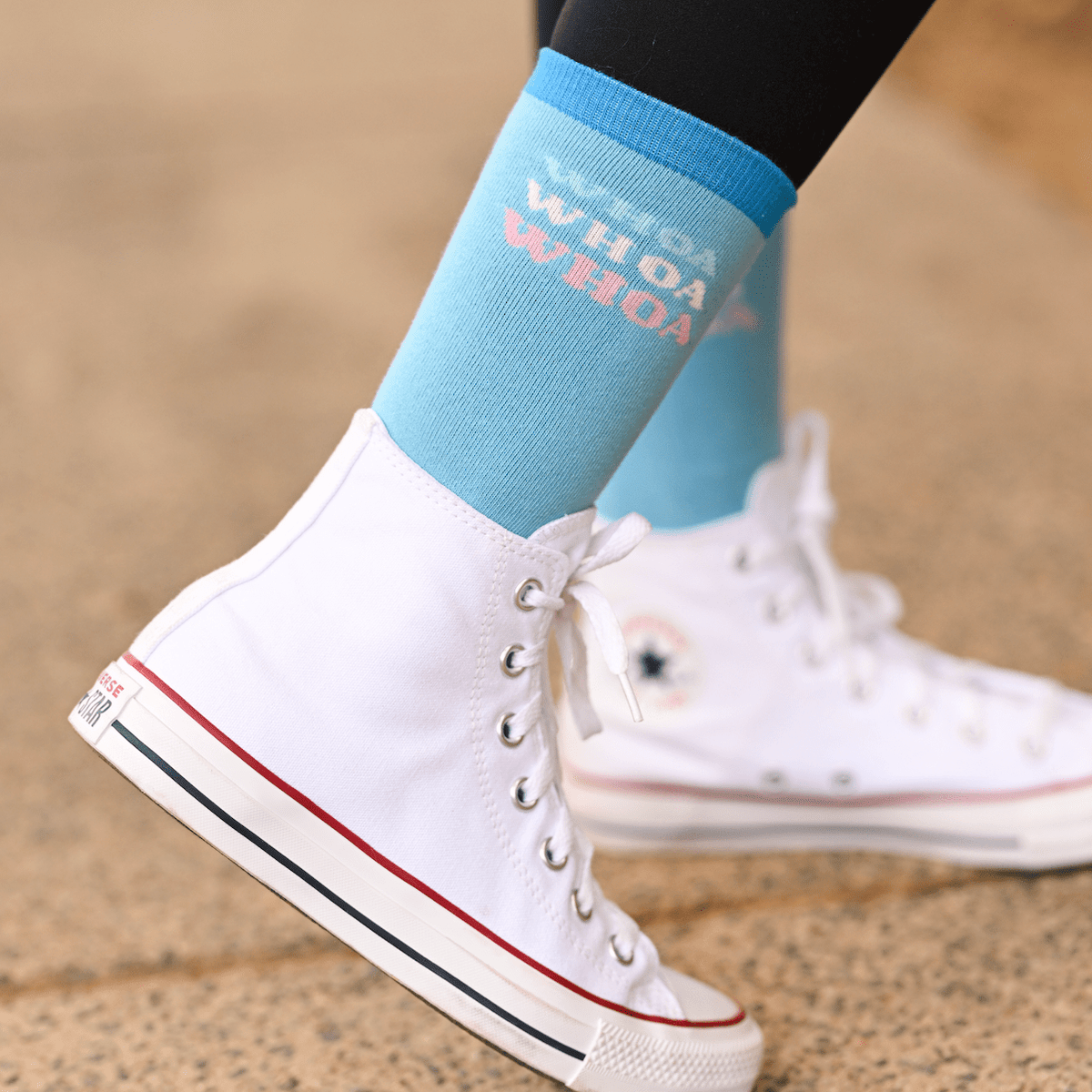 Converse high top socks best sale