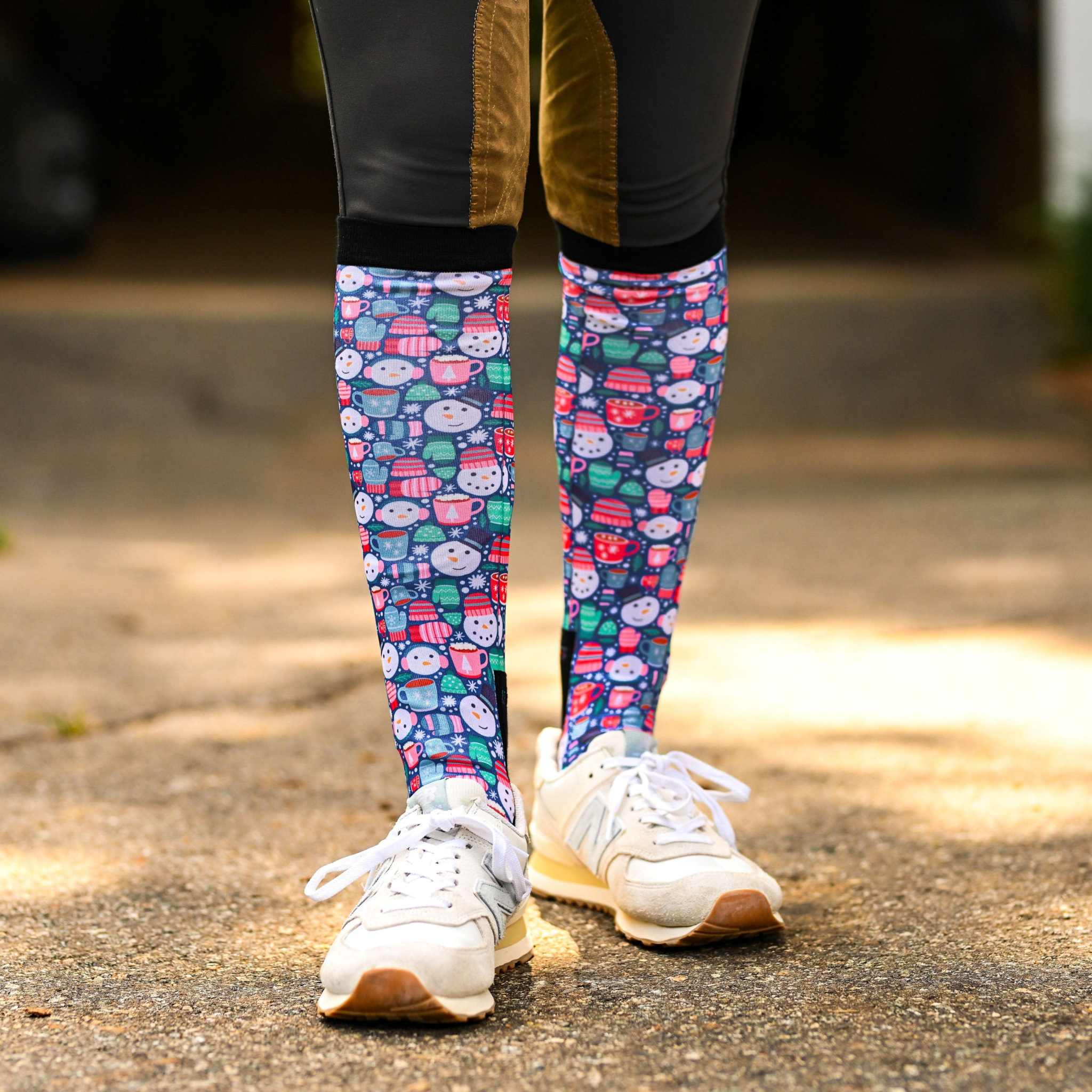 dreamers & schemers Pair & A Spare Winter Warm Up Pair & A Spare Socks equestrian boot socks boot socks thin socks riding socks pattern socks tall socks funny socks knee high socks horse socks horse show socks