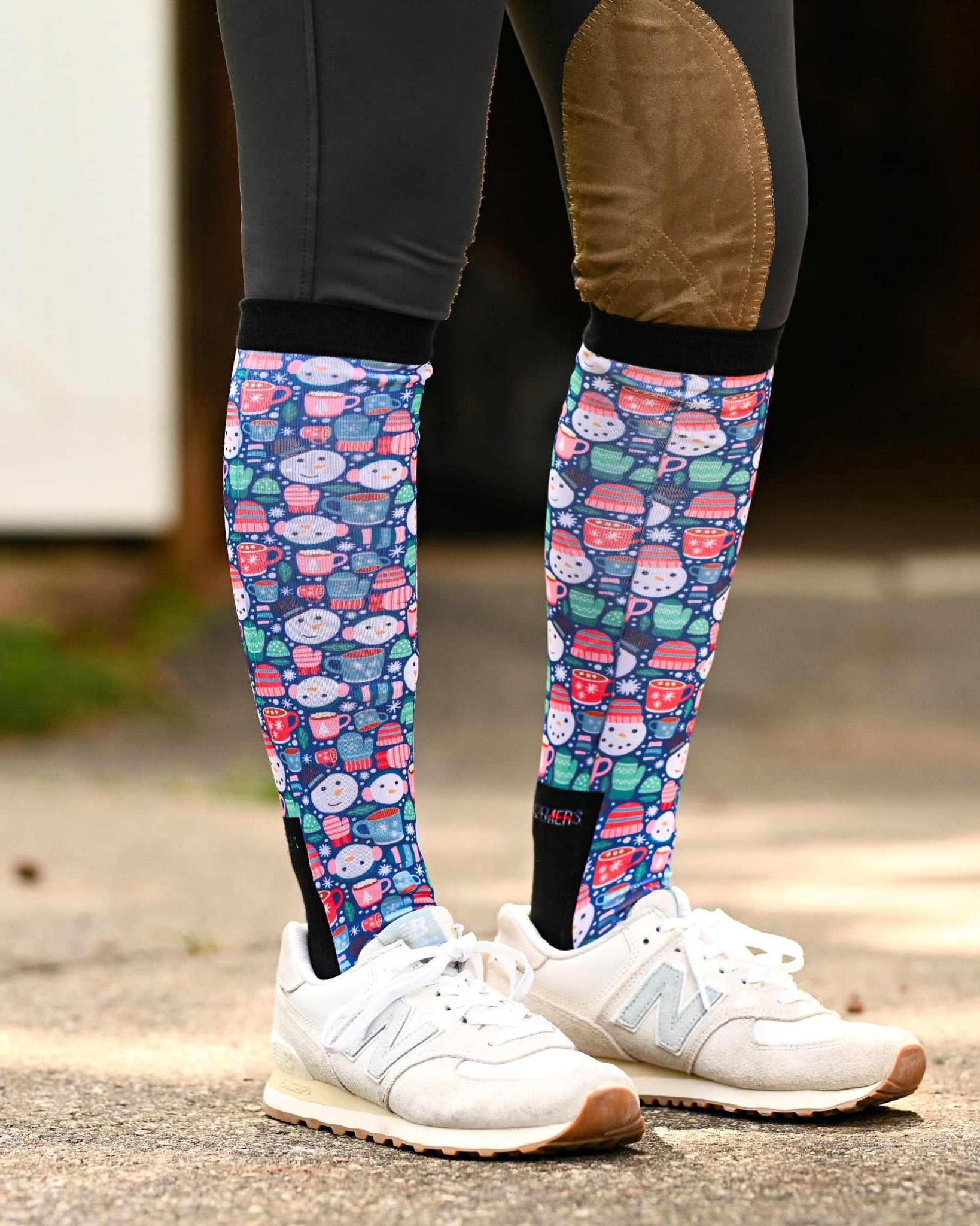 dreamers & schemers Pair & A Spare Winter Warm Up Pair & A Spare Socks equestrian boot socks boot socks thin socks riding socks pattern socks tall socks funny socks knee high socks horse socks horse show socks