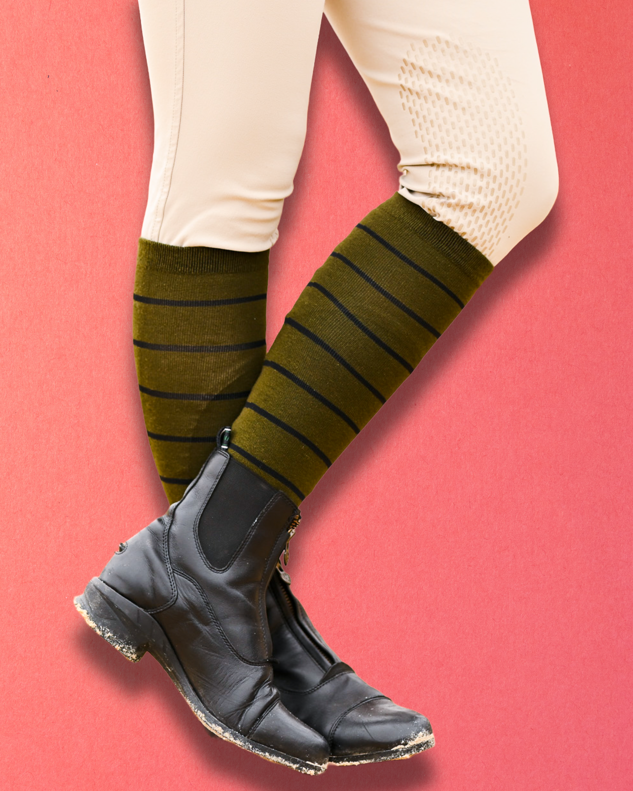 Solid & Stripe Riding Boot Socks