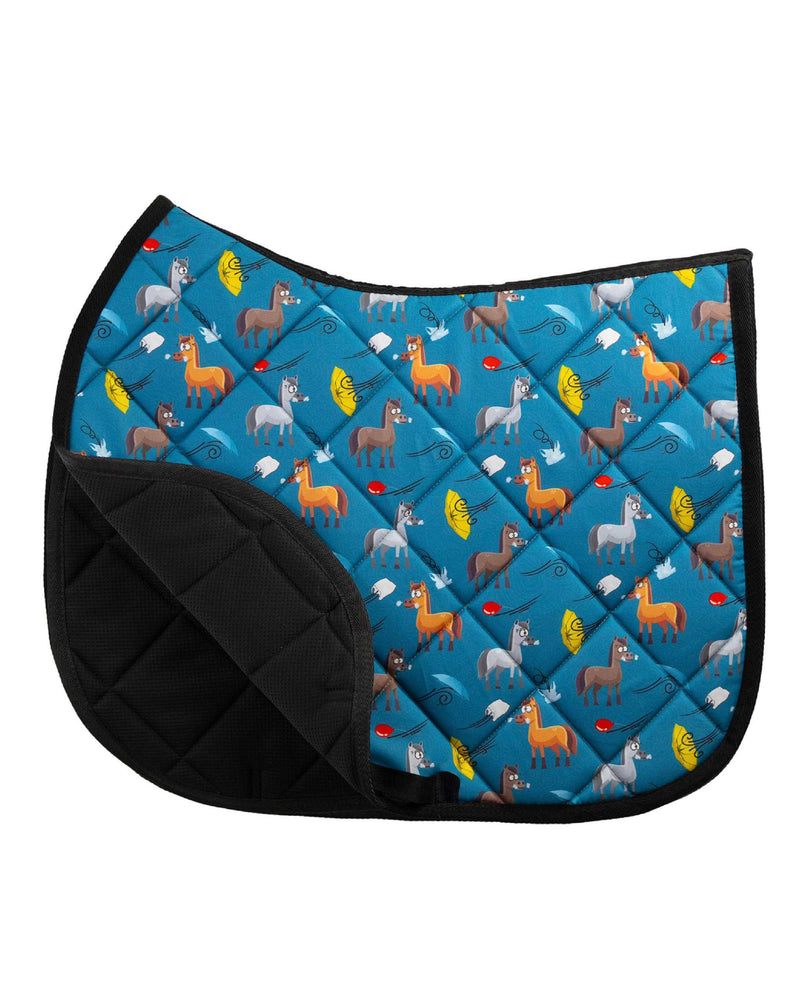 Spring Scaries Saddle Pad
