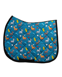 Spring Scaries Saddle Pad