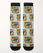Thankful For custom photo equestrian boot socks, flat lay of the pair, by Dreamers & Schemers