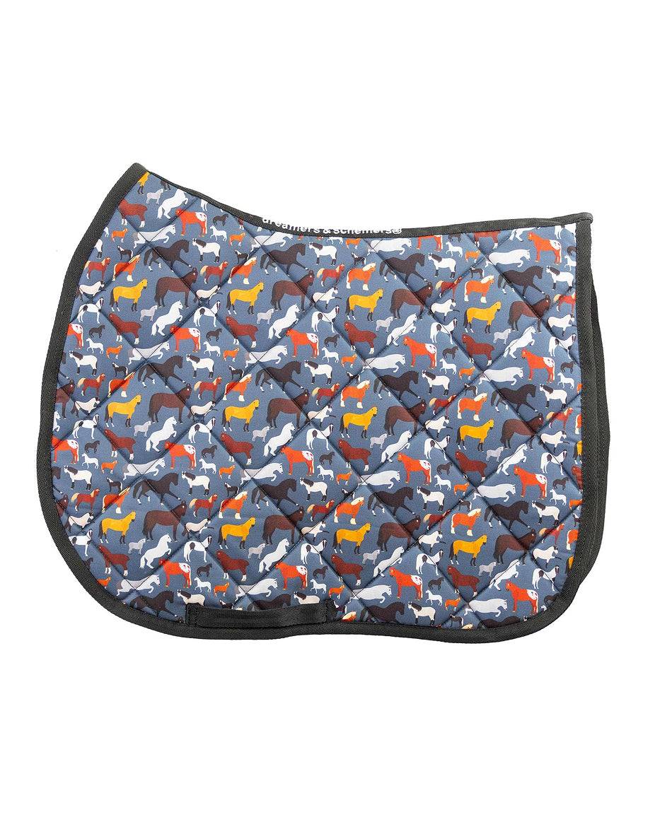 Breeds of the World all-purpose saddle pad, by Dreamers & Schemers