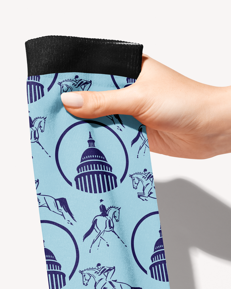 Limited Horses on Capitol Hill Boot Socks