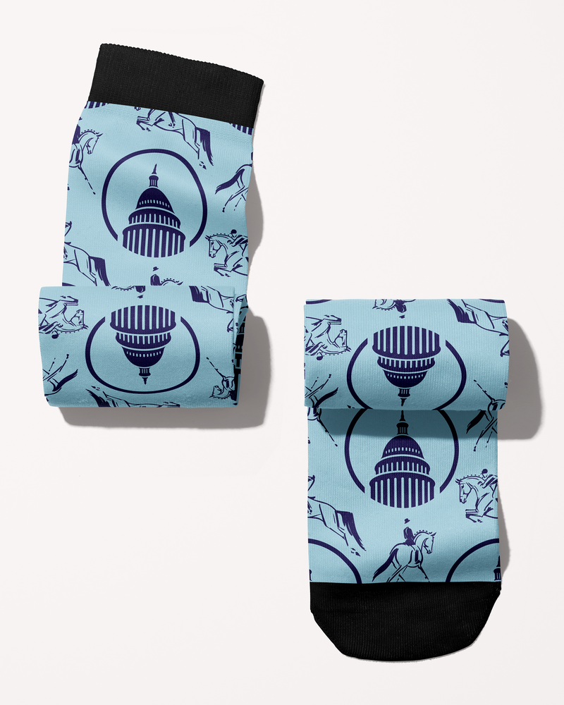 Limited Horses on Capitol Hill Boot Socks