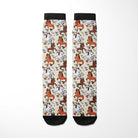 Limited edition Capricorn zodiac boot socks with horse pattern, made in USA, one size fits most