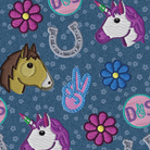 Dreamers & Schemers Patch Perfect embroidery patch print boot socks Pair & a Spare