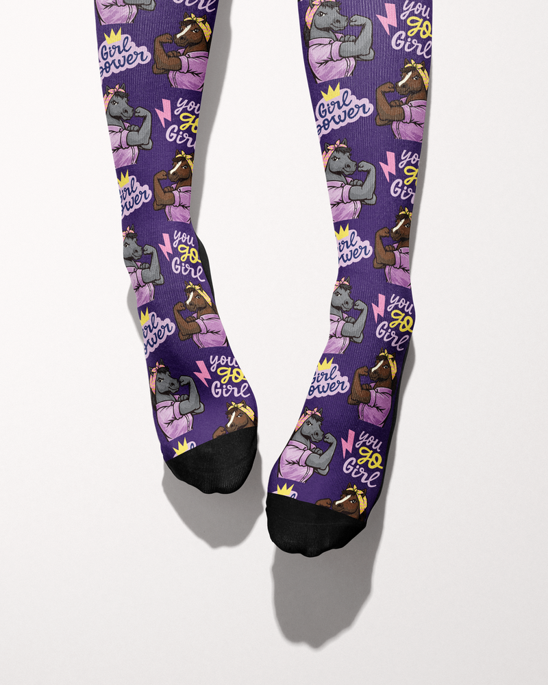 Limited Edition Girl Power Boot Socks