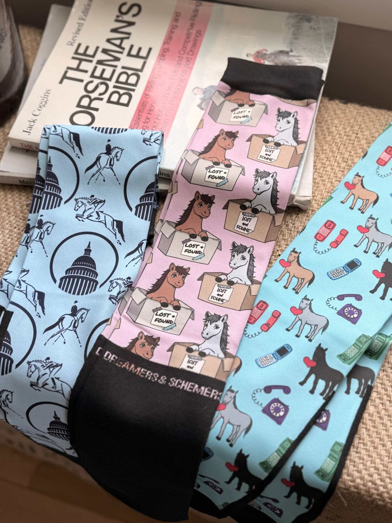 Limited Horses on Capitol Hill Boot Socks