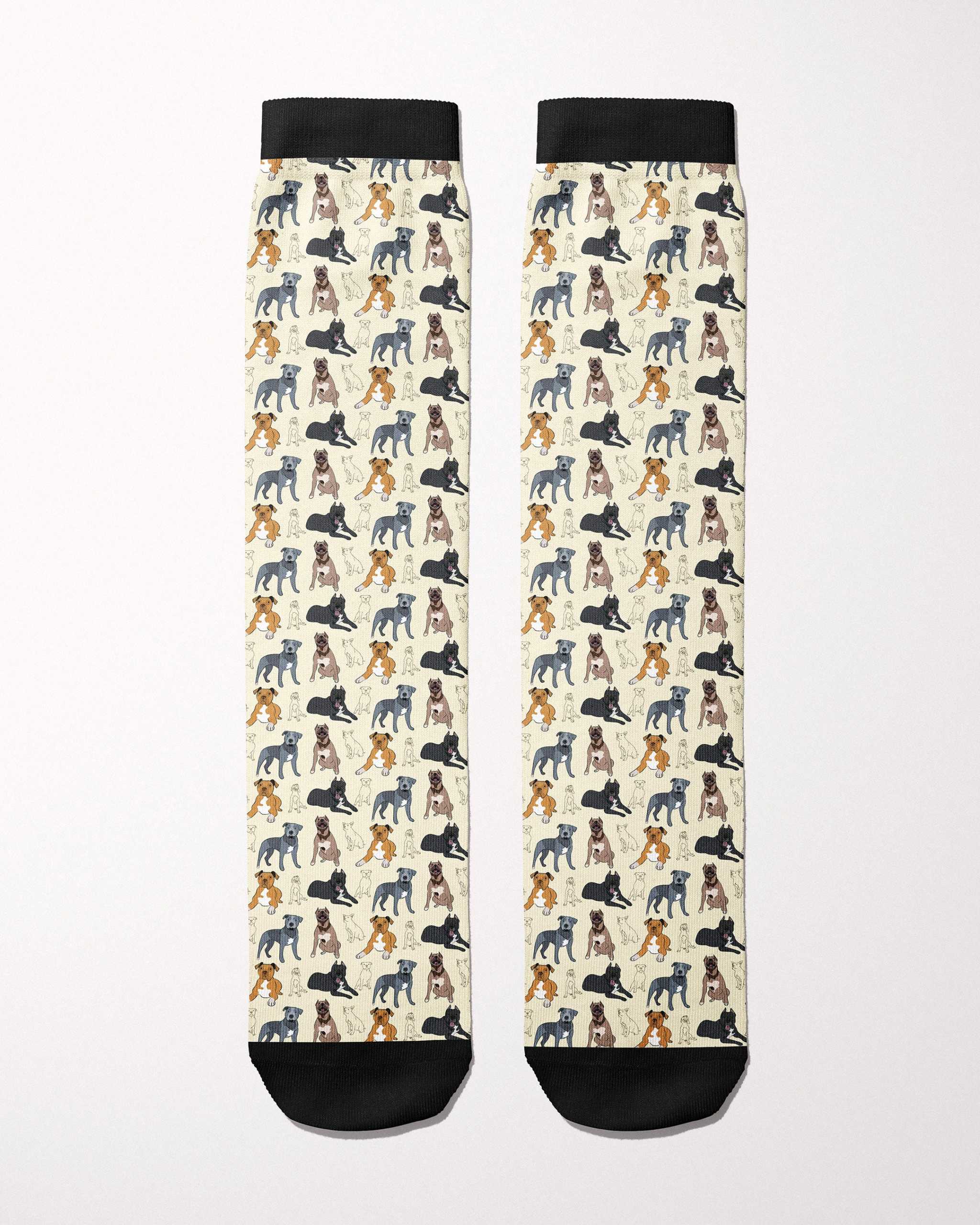 Lab Mix secret limited edition boot socks, showing the full pattern layout