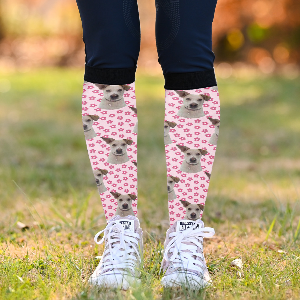 Custom Socks: Pinky Petals - Personalized Fun Socks for All Ages ...