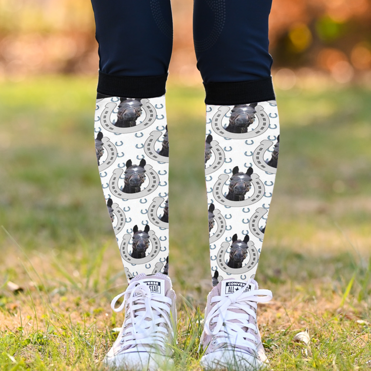 Custom Socks with your favorite photo on them | Riding Boot Socks ...