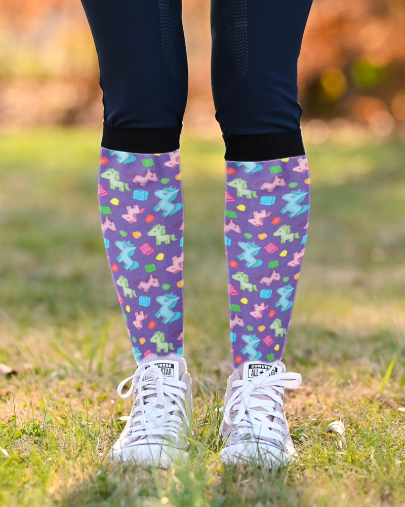 Limited Edition Neigh Doh Boot Socks