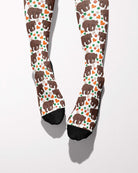 Lucky Bears secret limited edition boot socks in blue, by Dreamers & Schemers