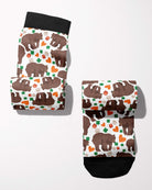 Lucky Bears secret limited edition boot socks, alternate angle, by Dreamers & Schemers