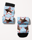 My __ For President custom photo equestrian boot socks, additional view