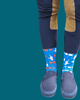 Insanity in the Middle Crew Socks