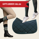 Manifesting Money Bundle with hunter green saddle pad and life with horses money socks