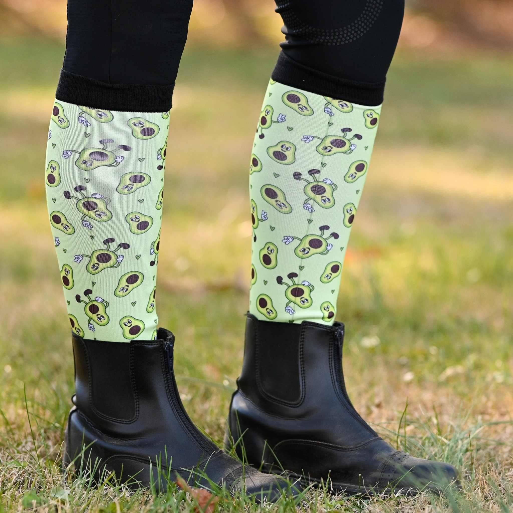 dreamers & schemers Pair & A Spare Avo Nice Day Pair & a Spare Socks equestrian boot socks boot socks thin socks riding socks pattern socks tall socks funny socks knee high socks horse socks horse show socks