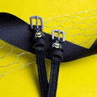 ManeJane Black Spur Straps Bee Spur Straps equestrian boot socks boot socks thin socks riding socks pattern socks tall socks funny socks knee high socks horse socks horse show socks