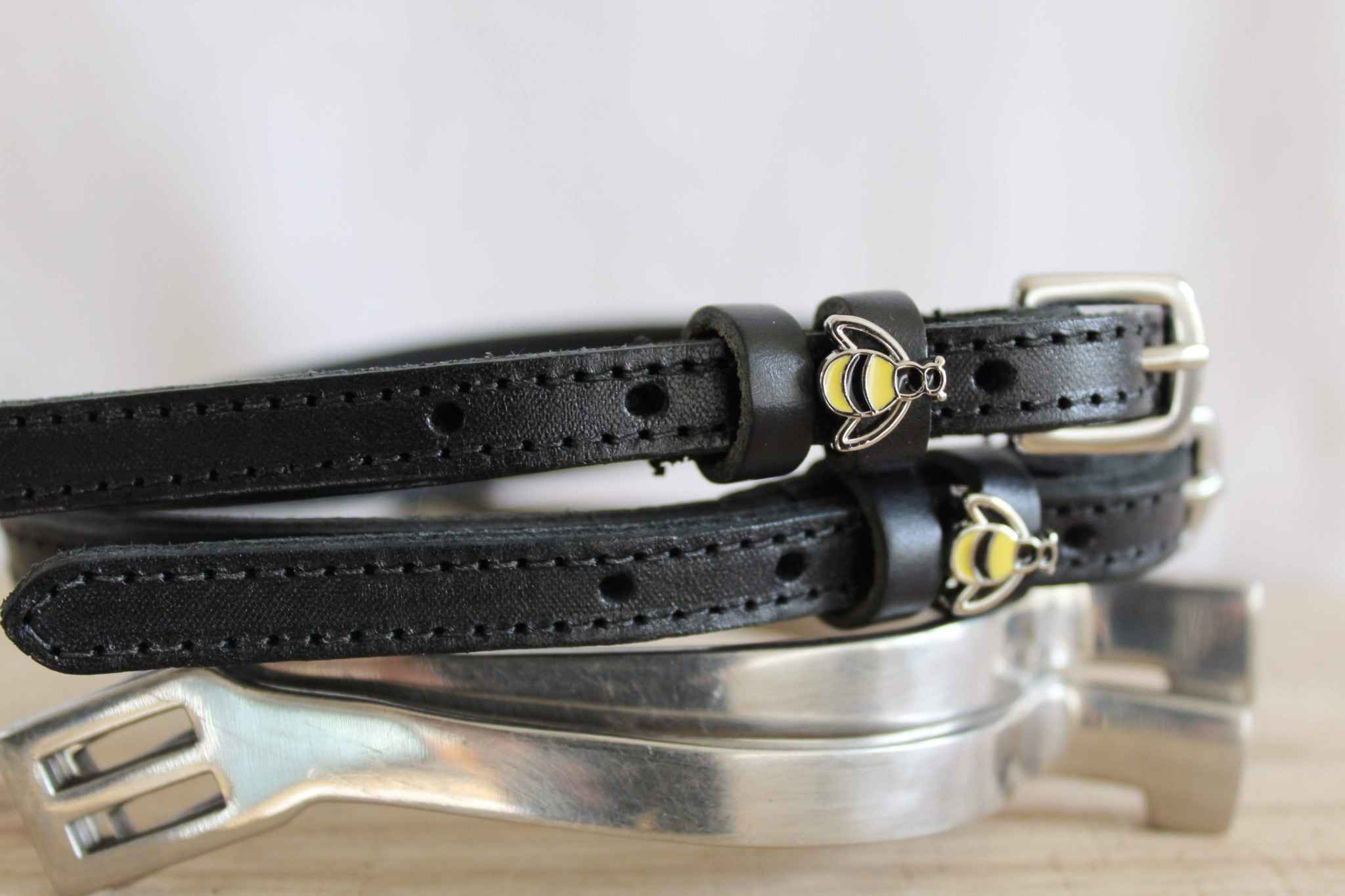 ManeJane Black Spur Straps Bee Spur Straps equestrian boot socks boot socks thin socks riding socks pattern socks tall socks funny socks knee high socks horse socks horse show socks