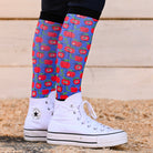 dreamers & schemers Pair & A Spare Big Apple Pair & a Spare Socks equestrian boot socks boot socks thin socks riding socks pattern socks tall socks funny socks knee high socks horse socks horse show socks