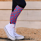 dreamers & schemers Pair & A Spare Big Apple Pair & a Spare Socks equestrian boot socks boot socks thin socks riding socks pattern socks tall socks funny socks knee high socks horse socks horse show socks