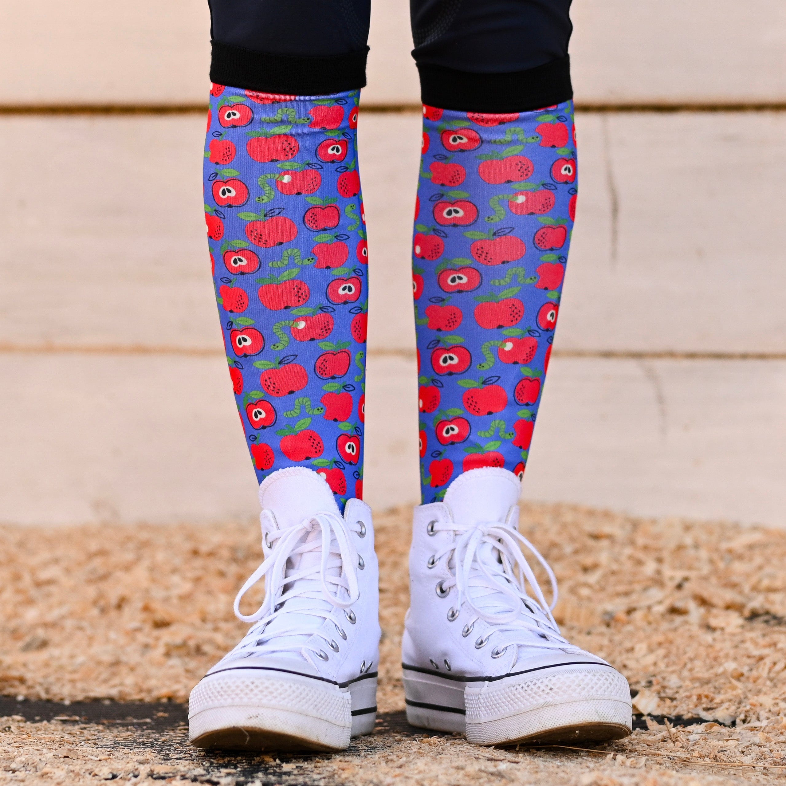 dreamers & schemers Pair & A Spare Big Apple Pair & a Spare Socks equestrian boot socks boot socks thin socks riding socks pattern socks tall socks funny socks knee high socks horse socks horse show socks