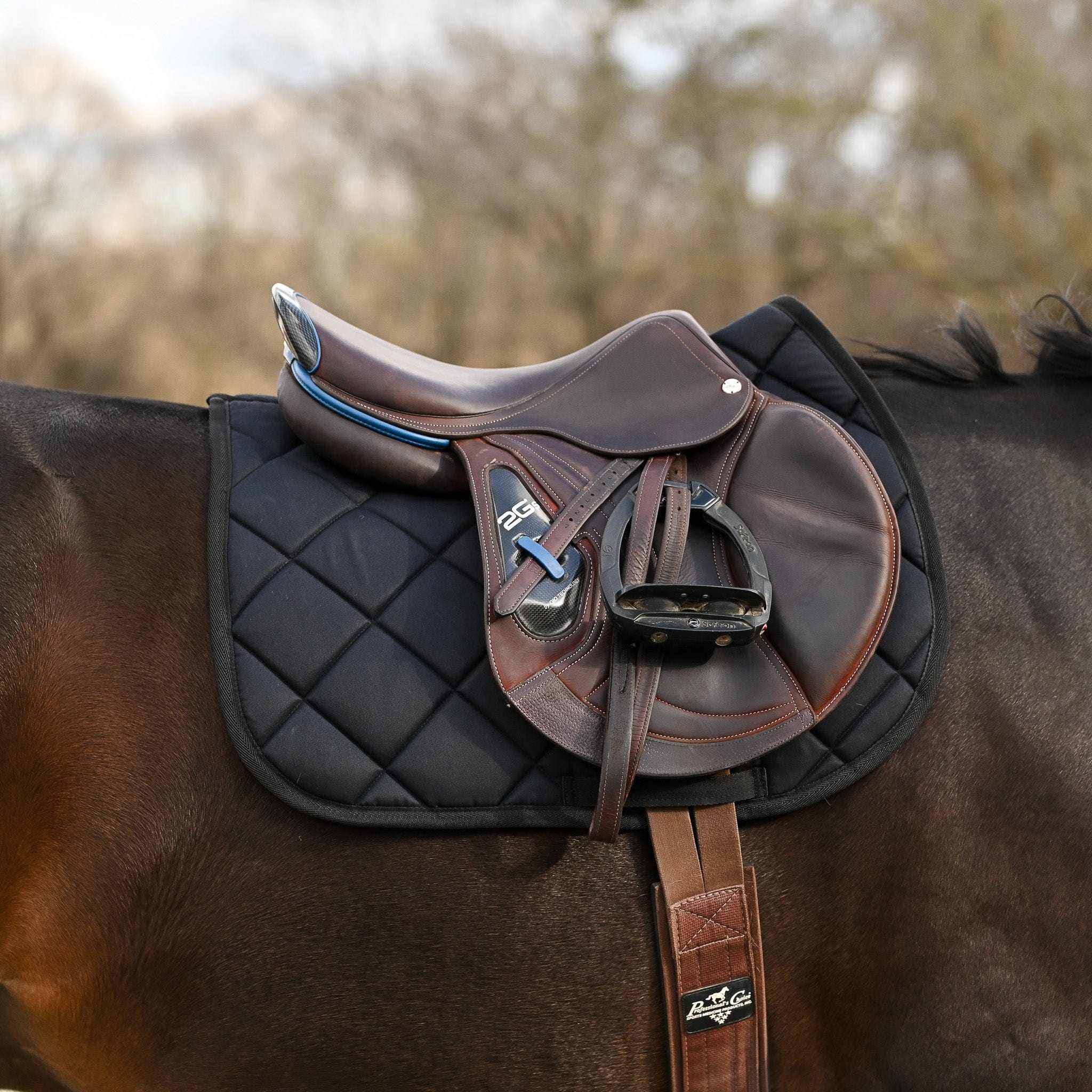 Dreamers & Schemers Black Saddle Pad – patterned saddle pad, equestrian gift, horseback riding gear from Dreamers & Schemers Saddle Pads