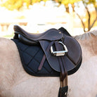 Dreamers & Schemers Black Saddle Pad – patterned saddle pad, equestrian gift, horseback riding gear from Dreamers & Schemers Saddle Pads
