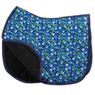 Blueberries Saddle Pad full size with cushy quilting and stylish blueberry pattern