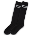 dreamers & schemers Knit Socks Boring Knit Boot Socks equestrian boot socks boot socks thin socks riding socks pattern socks tall socks funny socks knee high socks horse socks horse show socks