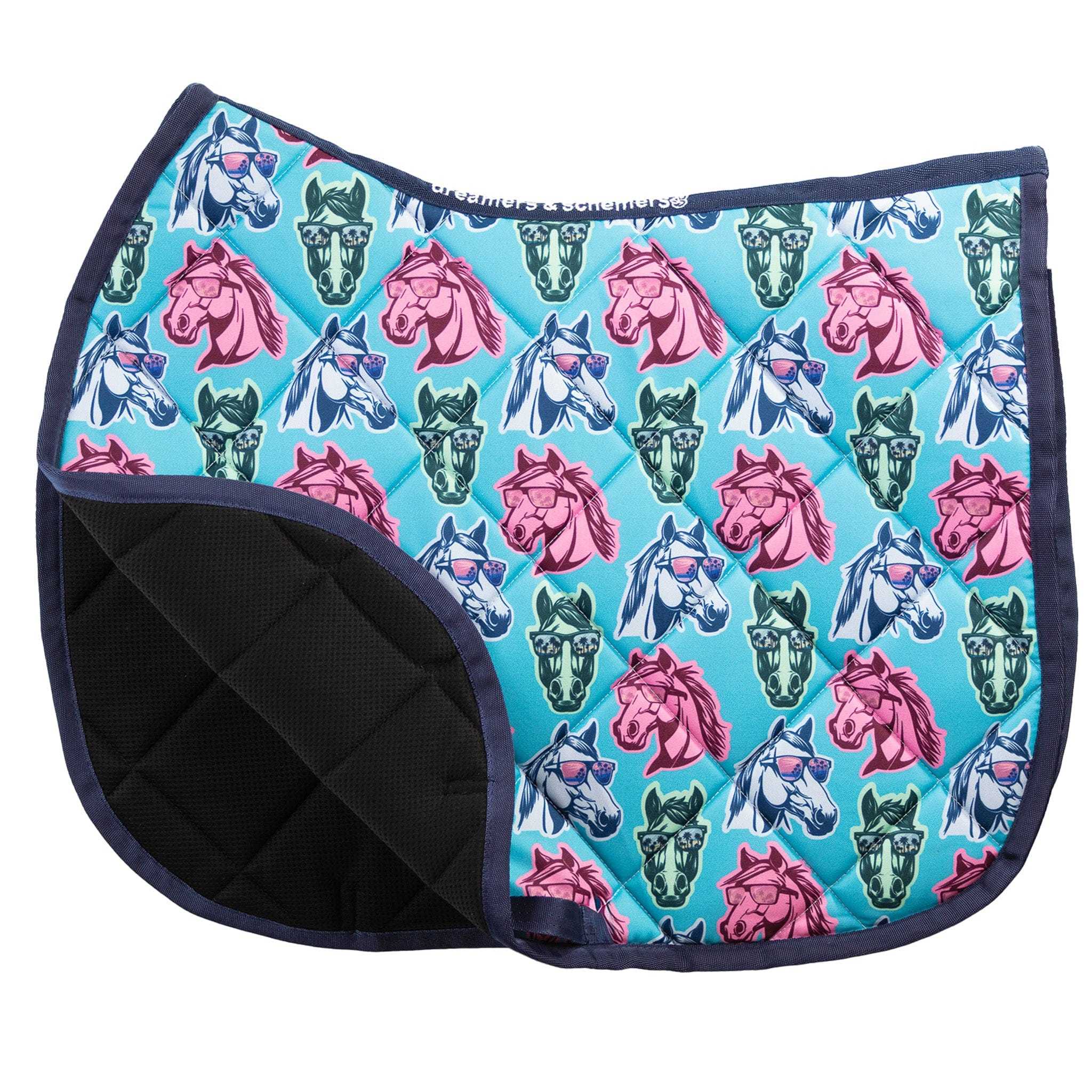 California Dreamin' Saddle Pad full size with cushy quilting and stylish pattern for everyday rides