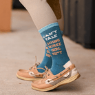 dreamers & schemers Crew Sock Can't Talk Socks equestrian boot socks boot socks thin socks riding socks pattern socks tall socks funny socks knee high socks horse socks horse show socks