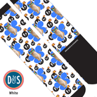 Custom AL Custom Socks Adult / White Custom Flower with F Bombs Socks 1 Photo equestrian boot socks boot socks thin socks riding socks pattern socks tall socks funny socks knee high socks horse socks horse show socks
