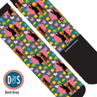 Custom AL Custom Socks Adult / Dark Grey Custom Heart with Lucky Treats Socks 1 Photo equestrian boot socks boot socks thin socks riding socks pattern socks tall socks funny socks knee high socks horse socks horse show socks