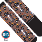 Custom AL Custom Socks Adult / Brown Custom Solo with F Bombs Socks 1 Photo equestrian boot socks boot socks thin socks riding socks pattern socks tall socks funny socks knee high socks horse socks horse show socks