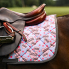 dreamers & schemers Saddle Pad Cute but Chestnut Saddle Pad equestrian boot socks boot socks thin socks riding socks pattern socks tall socks funny socks knee high socks horse socks horse show socks