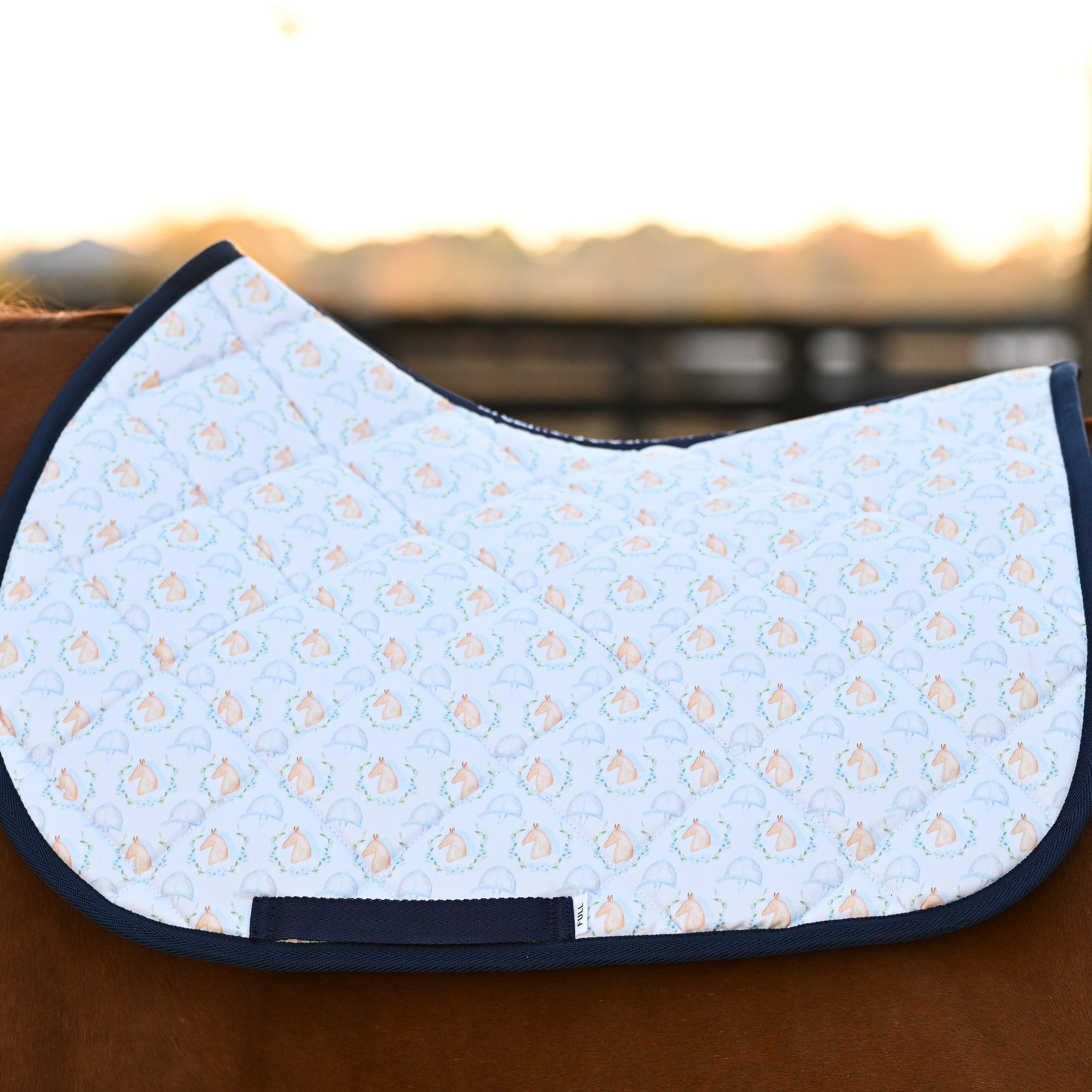 dreamers & schemers Saddle Pad Full DERP Derby Saddle Pad equestrian boot socks boot socks thin socks riding socks pattern socks tall socks funny socks knee high socks horse socks horse show socks