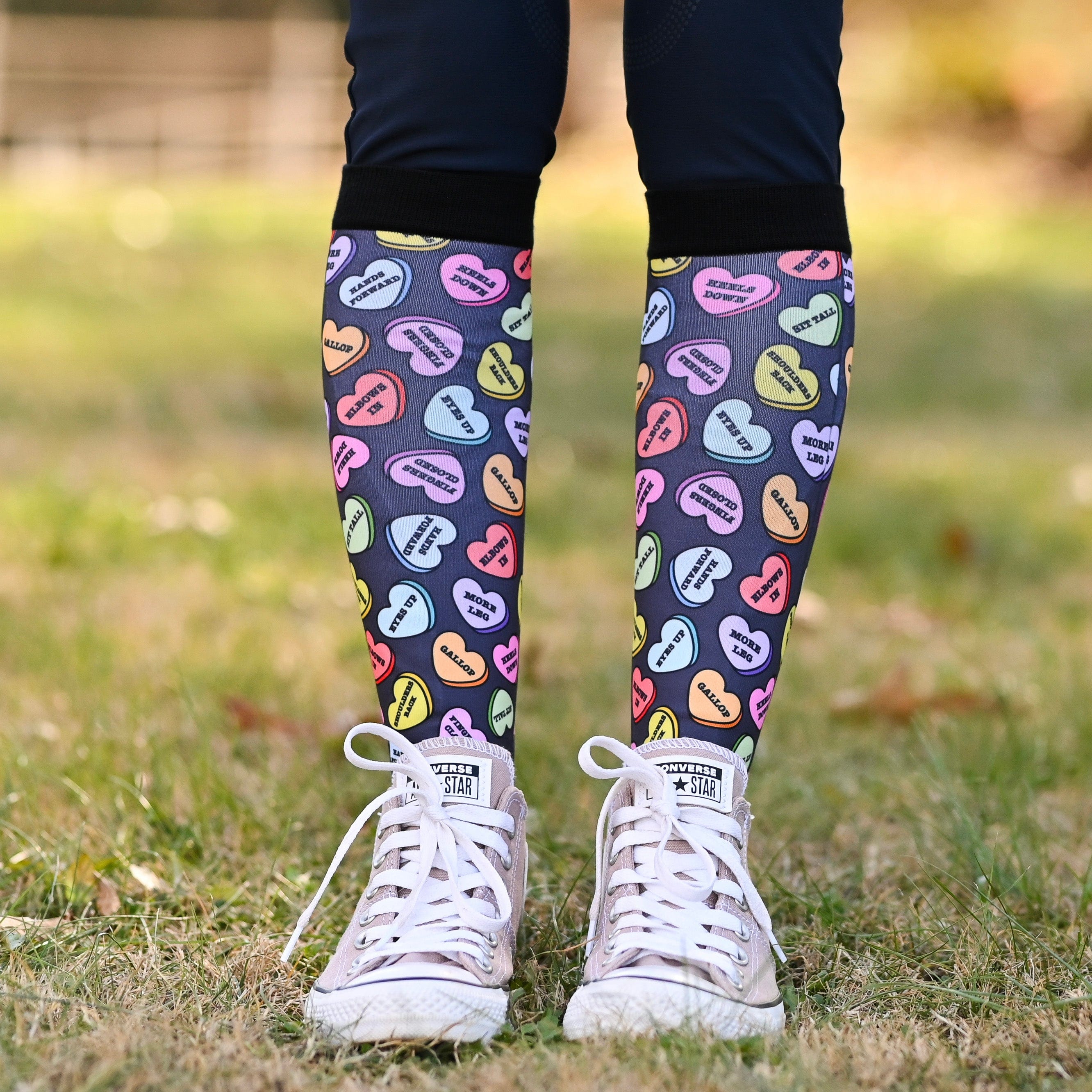 dreamers & schemers Pair & A Spare Doing All the Things Pair & a Spare Socks equestrian boot socks boot socks thin socks riding socks pattern socks tall socks funny socks knee high socks horse socks horse show socks