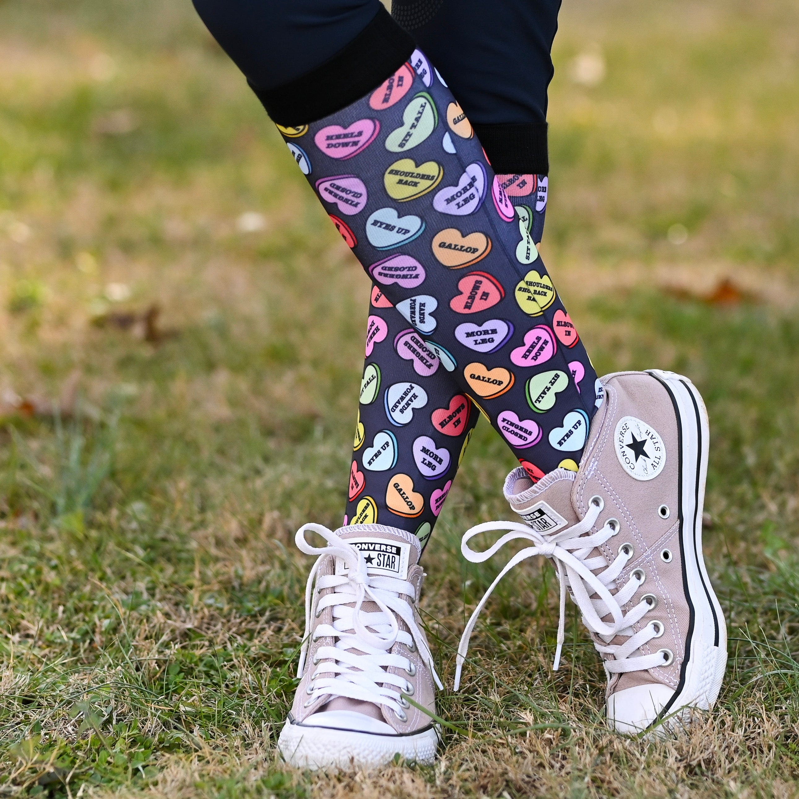 dreamers & schemers Pair & A Spare Doing All the Things Pair & a Spare Socks equestrian boot socks boot socks thin socks riding socks pattern socks tall socks funny socks knee high socks horse socks horse show socks