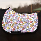 dreamers & schemers Saddle Pad Doing All The Things Saddle Pad equestrian boot socks boot socks thin socks riding socks pattern socks tall socks funny socks knee high socks horse socks horse show socks